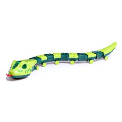 Интерактивная игрушка «Животное.Змея», световые эффекты, работает от батареек, 11 деталей, цвет зелёный