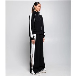 Спортивный костюм #КТ8003 (7), чёрный,леопардовый