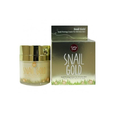 Антивозрастной крем для лица с золотом и улитками от Cathy Doll, Snail Gold snail firming cream for wrinkle skin, 50 гр