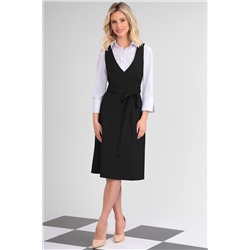 LeNata 31299 черный, Блуза,  Юбка,  Жилет