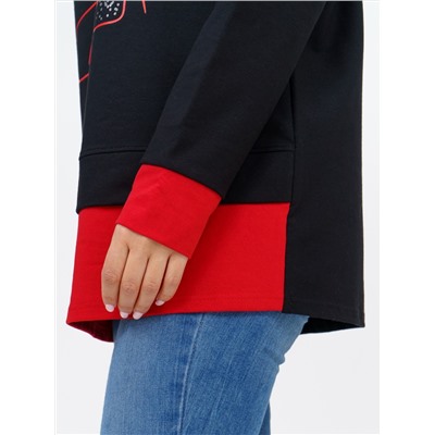 845 Туника "красный"