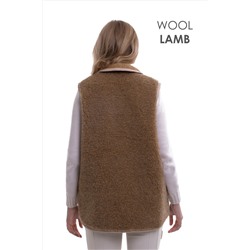 Жилет "КЛАССИКА" на пуговицах шоколад женский