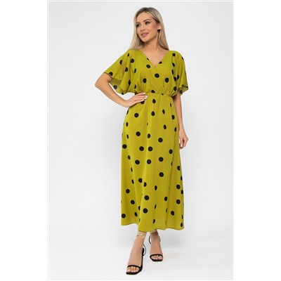 Платье Летнее настроение (лайм) П15468-7М