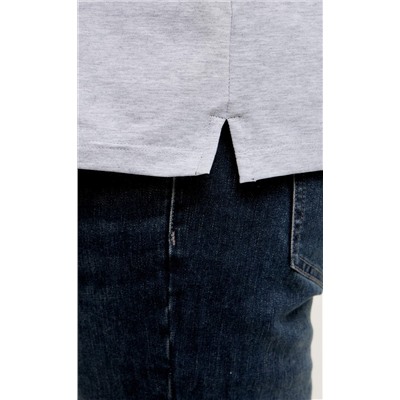 Поло муж. F511-07-065 grey melange