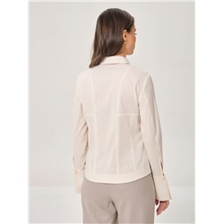 Блузка с длинными рукавами в цвете экрю