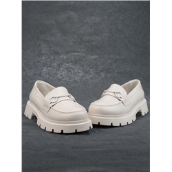 03-5921-2 BEIGE Полуботинки женские (натуральная кожа)