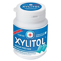 Жевательная резинка без сахара с ксилитом со вкусом свежей мяты Lotte Xylitol gum 58 гр 1