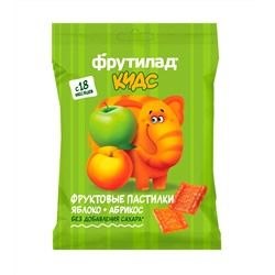 Фруктовые пастилки "Яблоко-Абрикос", 30 г