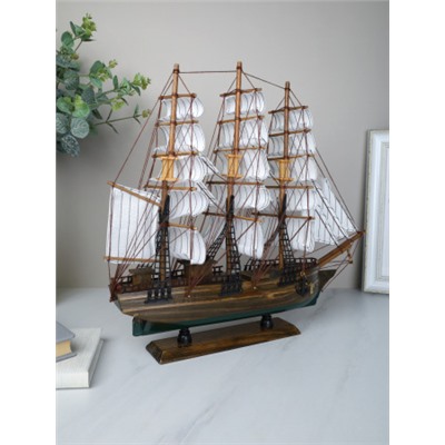 Макет парусного корабля 42х45см / SH5008 /уп 6/