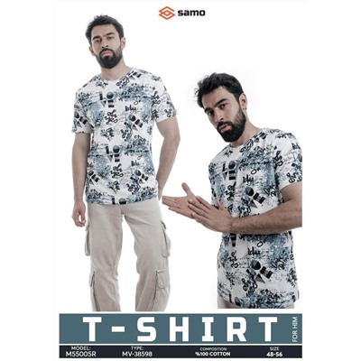 Футболка мужская 55005R белый Samo