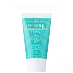 Гипоаллергенная пенка для умывания Smooth E Baby Face 3 в 1 Non-Ionic 120 мл