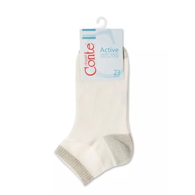CONTE ACTIVE Короткие носки с люрексом