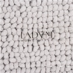 Коврик для дома LaDо́m, букли, плотность 1100 г, 50×80 см, серый