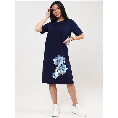 Антуриум - туника чернильный