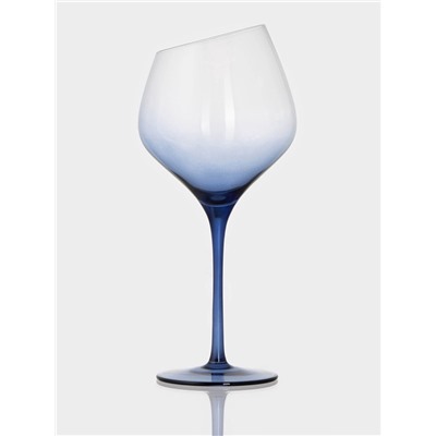 Бокал для вина Magistro «Иллюзия», 540 мл, 10×24 см, стекло, прозрачный, синий