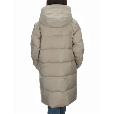 C223 GRAY/BEIGE Куртка зимняя женская (200 гр. холлофайбера)
