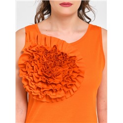 Топ с декоративным цветком