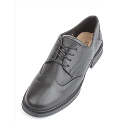 03-DYL141-1 BLACK Полуботинки женские (натуральная кожа)