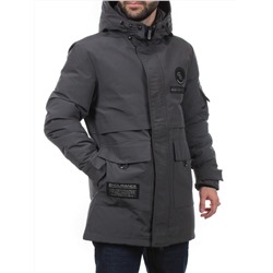 8895 DK. GRAY Куртка мужская зимняя облегченная (130 гр. холлофайбер)
