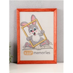 Фоторамка для фото 21×30 см Keep memories «Канон», махагон, (пластиковый экран), дерево