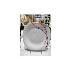 Столовый набор 36 предметов / GRAY-36/758578412022055 (7267) /уп 2/ Полосы бордо