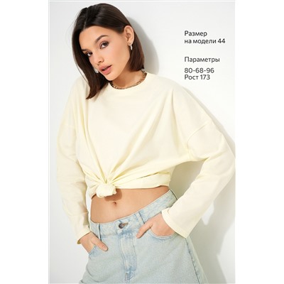 Женский лонгслив оверсайз Happyfox