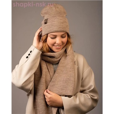 LS 11 PL 11 Комплект женский (колпак+шарф) (56-58)