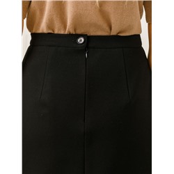 Юбка чёрная трикотажная