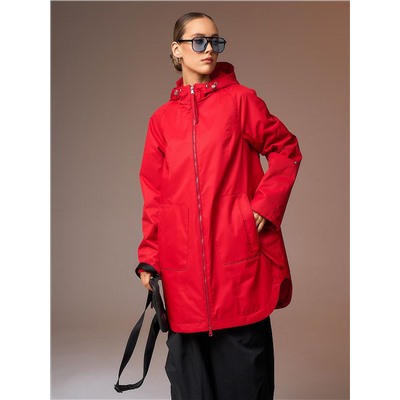 Плащ женский красный