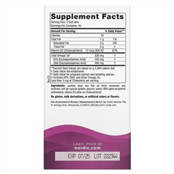Nordic Naturals, ДГК для беременных, 90 капсул