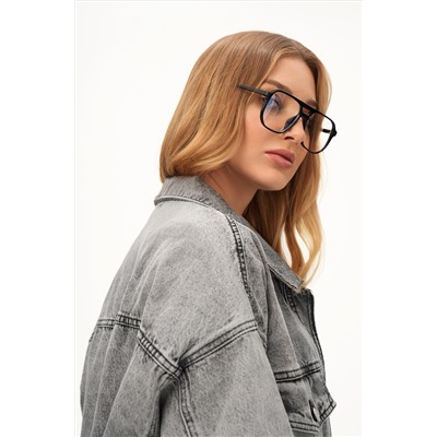 Женская удлиненная джинсовая куртка оверсайз Happyfox