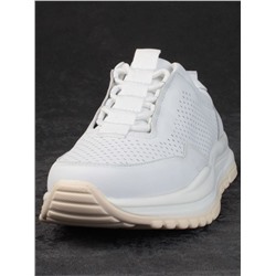 05-PDL250-1 WHITE Кроссовки женские (натуральная кожа)