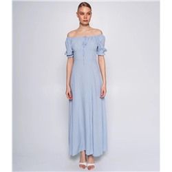 Платье #ОКТ035002, голубой