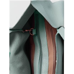 Женская кожаная сумка Richet 2055LN 897 Бирюзовый