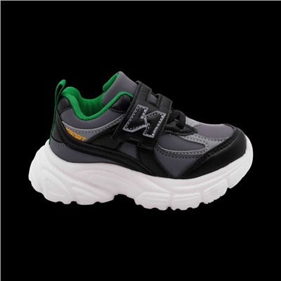 Кроссовки А878-3 серо зеленые