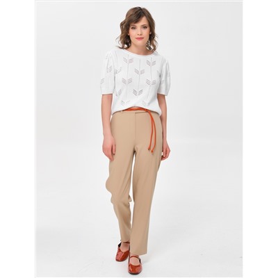 Блузка вязаная белая