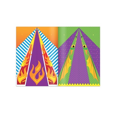 Книга-вырезалка «Бумажные самолёты», 8 самолётиков