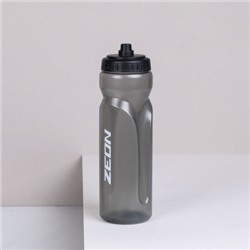Бутылка для воды ZEON WB105 для активных видов спорта, пищевой hi-quality LDPE, 750ML цвет GREY/уп100