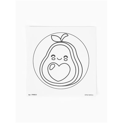 Ковровая вышивка «Авокадо», набор для творчества