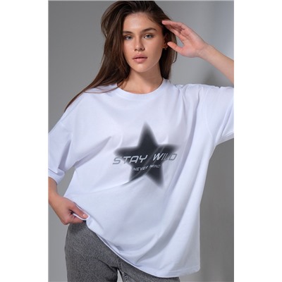 Футболка унисекс оверсайз Happyfox
