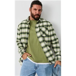 Рубашка F521-0460 white-green