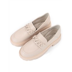 03-5926-2 BEIGE Лоферы женские (натуральная кожа)
