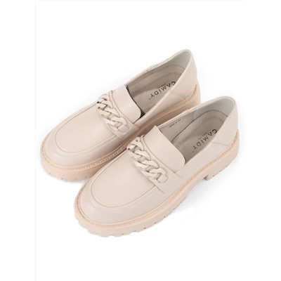 03-5926-2 BEIGE Лоферы женские (натуральная кожа)