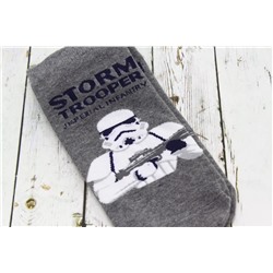 Короткие носки р.37-44 "Star Wars" Клон Серые