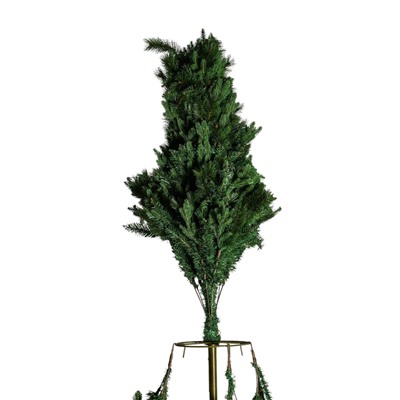 Искусственная ёлка «Праздничная смешанная», каркасная, 400 см, ПВХ ветки отгибаются
