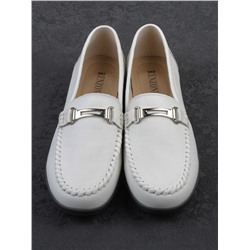 06-DYL121-2 MILK Туфли женские (натуральная кожа)
