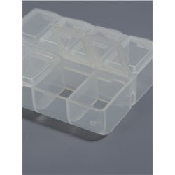 Органайзер для хранения мелочей, с подвесом, 8 ячеек, 8×6×2 см, прозрачный