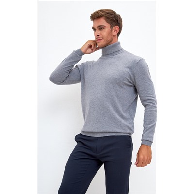 Водолазка F121-01-868 grey melange