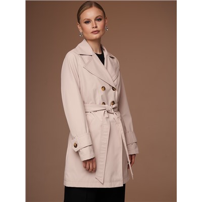 Плащ женский светло-бежевый