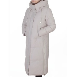 8312 LT. BEIGE Пальто зимнее женское (200 гр. холлофайбер)